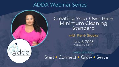 Creating Your Own Bare Minimum Cleaning Standard with René Brooks