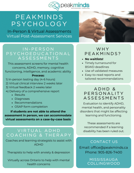 ADHD Diagnostic Evaluations, Comprehensive Assessments and Treatment | Philadelphia